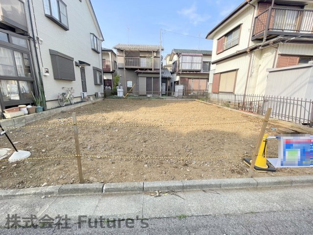 三郷市早稲田4丁目　建築条件無し　売地　更地渡しの外観|現地の写真になります。