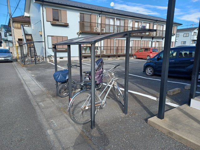 ソレアードA　IⅡの駐輪場