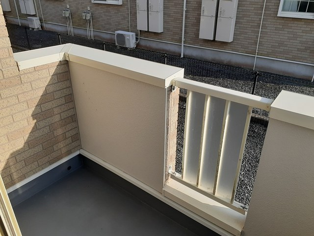 パールアイズのバルコニー