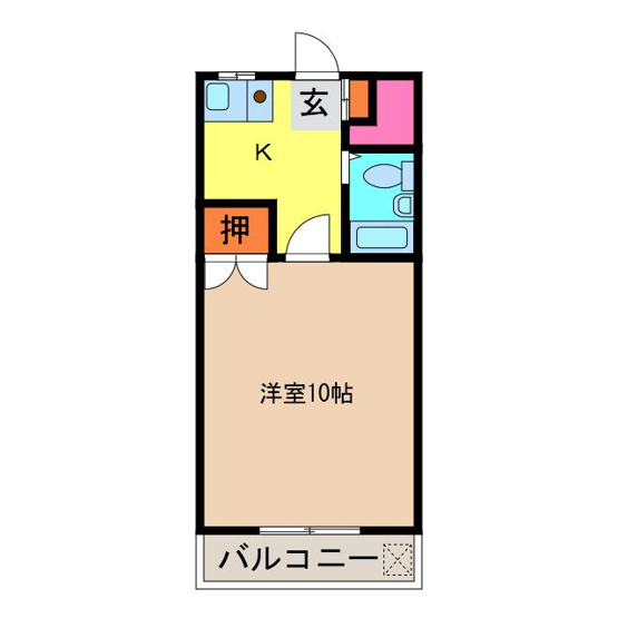 【間取り】 | 峰町ダイゴハイツA