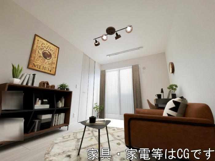 ウエスタンハイツ17の居間・リビング