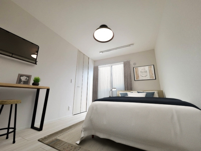 ウエスタンハイツ17の居間・リビング