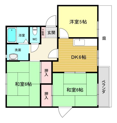 【間取り】 | 株元マンション２号棟