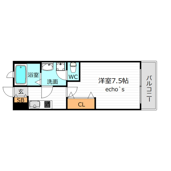 【間取り】 | メルローズ秀