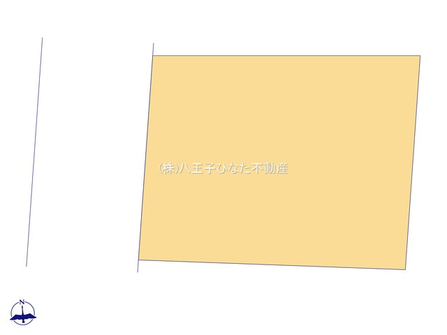 『八王子市中古戸建て』八王子市本町23-6【仲介手数料無料】の区画図|～仲介手数料無料☆八王子ひなた不動産～八王子市本町　中古戸建て