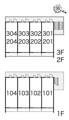 【区画図】 | レオパレスセントコージア第３