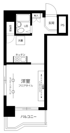 【間取り】 | セザール第二伊勢佐木町