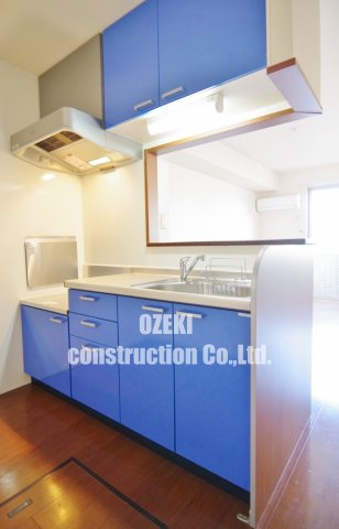 リバーパーク蒲生Cのキッチン