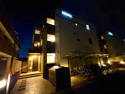【外観】 | AQUE14 | 夜の外観です