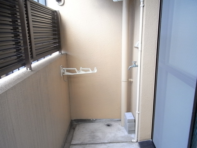 ＨＵ岩屋ハイツのバルコニー