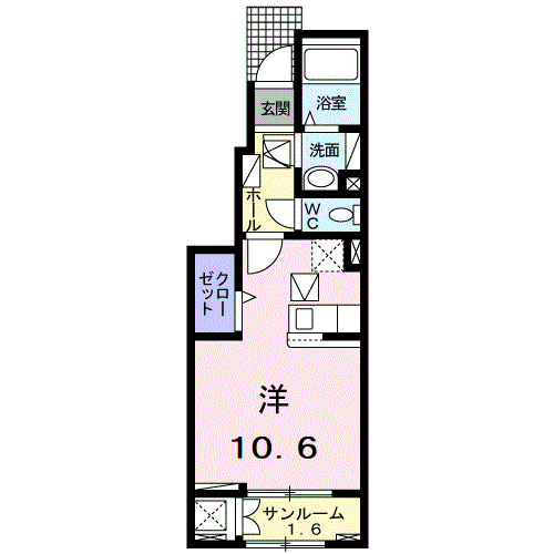 【間取り】 | レインボー稲荷口