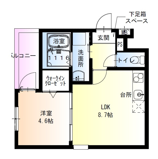 【間取り】 | フジパレス瓢箪山