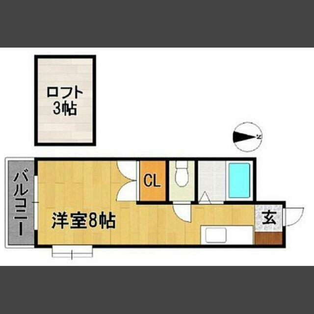シャトレ隈Ⅲの間取り
