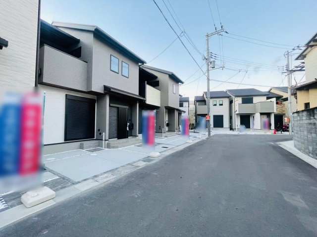 嵯峨野南浦町4期　4号地の前面道路含む現地写真
