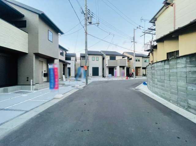 嵯峨野南浦町4期　4号地の前面道路含む現地写真