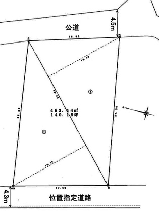 【土地図】 | 大室高原別荘地　売地