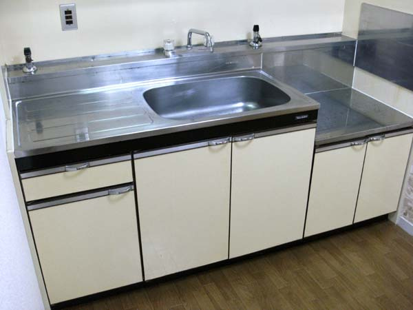 カワトコーポラスのキッチン|きれいなキッチンです