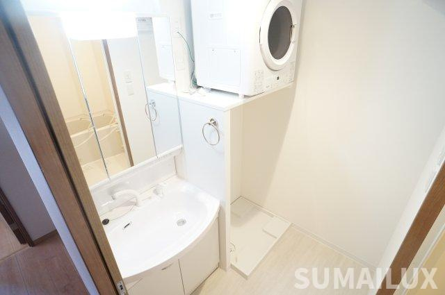 熊本市北区鶴羽田４丁目の賃貸マンションの洗面所