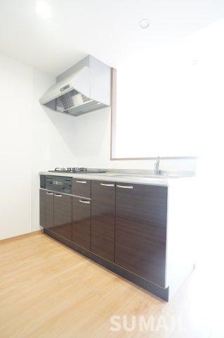 熊本市北区鶴羽田４丁目の賃貸マンションのキッチン