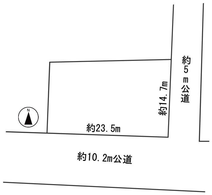 ６２３２９　本巣市下真桑土地の区画図