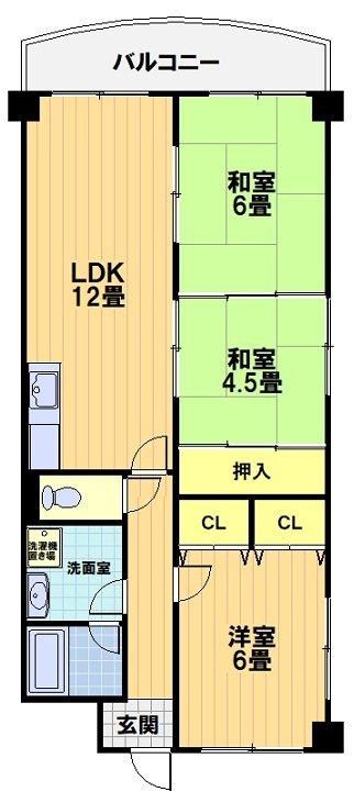 コンフォールの間取り
