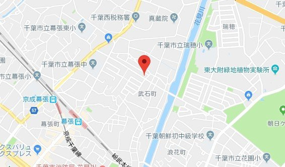 レオパレスサンロク東幕張の地図