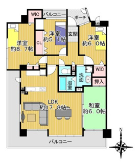 【間取り】 | ロイヤルアーク茨木