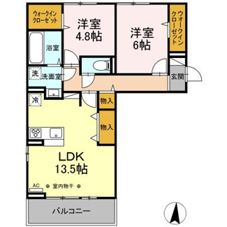 【間取り】 | D-ROOM GRACIA A