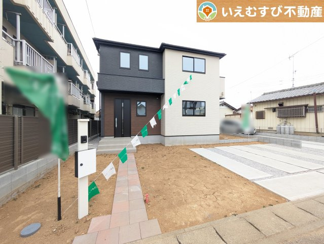 KEIAI FiT　本庄市けや木12期の外観|シンプルモダンテイストの飽きのこない外観【1号棟】
