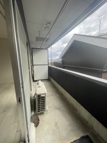 梶町マンションのバルコニー