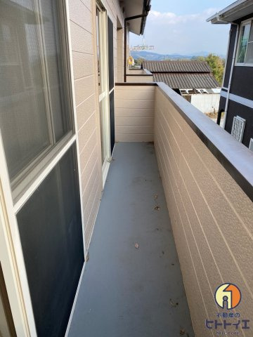星のハイツのバルコニー|陽当たり良好なバルコニーです