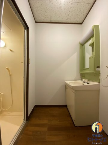 星のハイツの洗面所|ゆったりとスペースのある洗面所