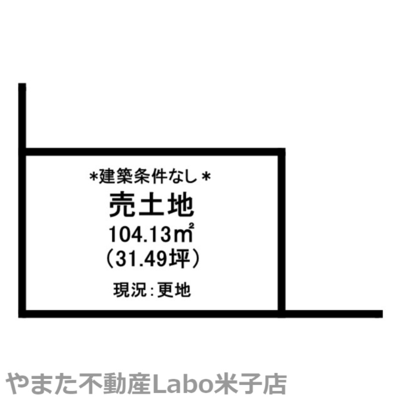 日野郡日野町根雨土地の土地図