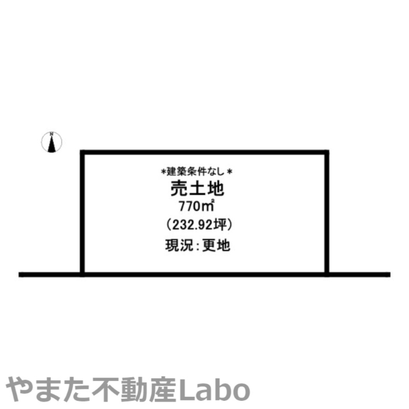 米子市奥谷土地の土地図