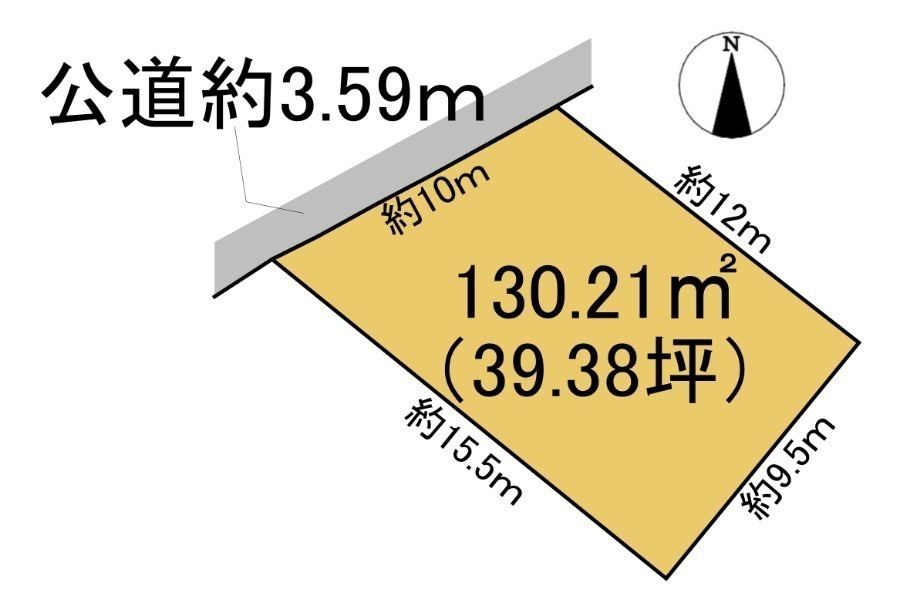 売土地　岐阜市松山町　39.38坪