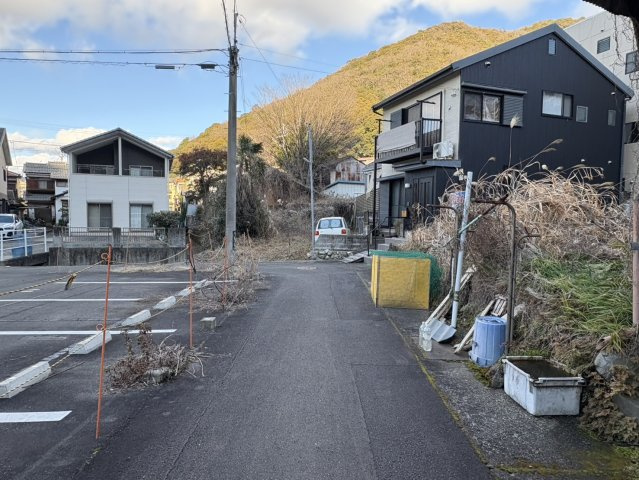 売土地　岐阜市松山町　39.38坪の周辺|前面道路（R7.2.20撮影）