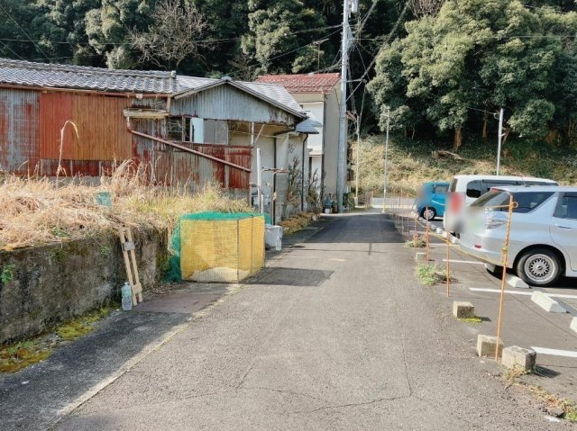 売土地　岐阜市松山町　39.38坪の前面道路含む現地写真|前面道路