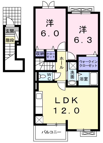 フォーリストＫの間取り