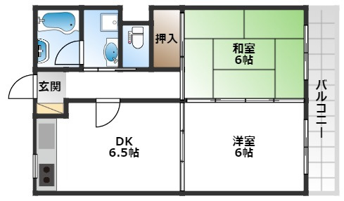 【間取り】 | アヴィタシヨン東豊中
