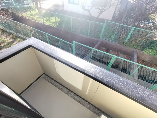 MELDIA岩槻Ⅵのバルコニー