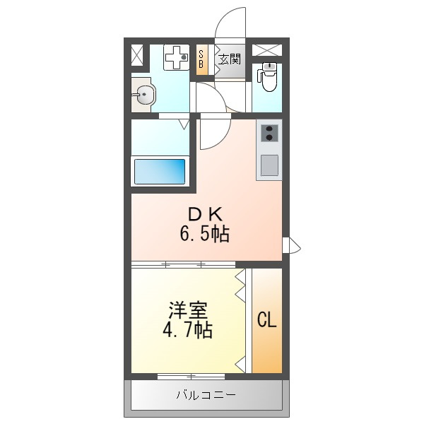 HGS　KASHIMAの間取り