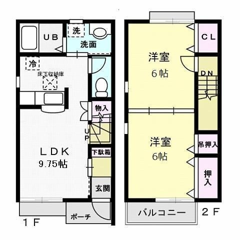 gracia 壱番館の間取り