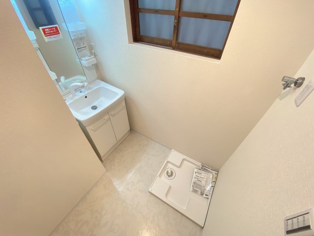 北野田貸家の洗面所