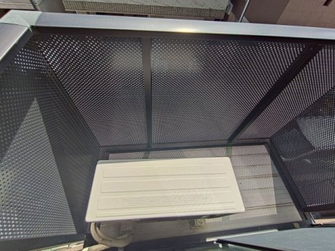 アンプルールmilleのバルコニー
