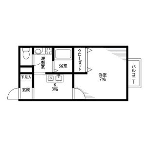 アンプルールmilleの間取り