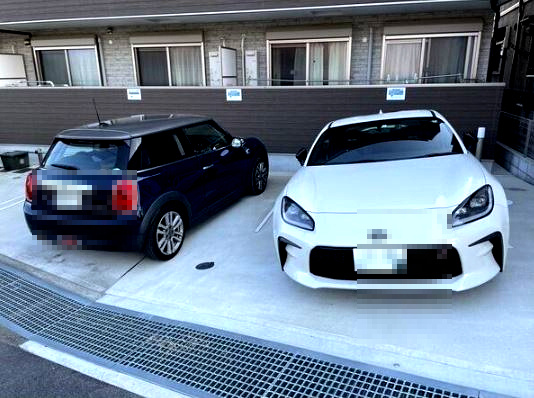F＋style津久野町の駐車場