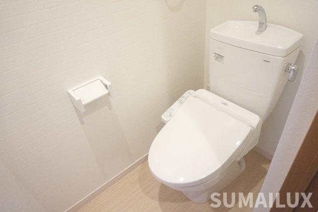 熊本市東区長嶺東６丁目のアパートのトイレ