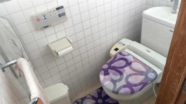 津山市山北　中古住宅　5DKのトイレ