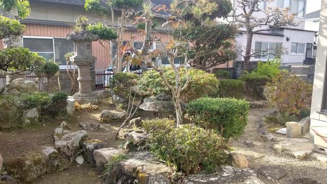 津山市山北　中古住宅　5DKの庭