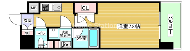【間取り】 | プール・トゥジュール梅田ウエスト